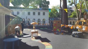 The newly refurbished Coram's Fields outdoor nursery playground