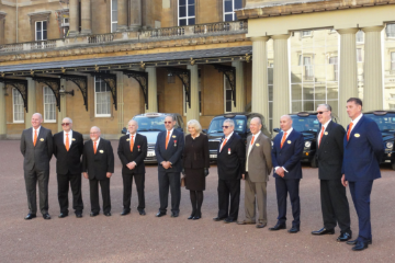 Her Royal Highness standing with LTCFC Committee Members 360 x 240