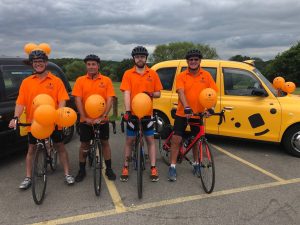 Some of the LTCFC bike riders