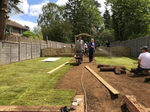 Fantastic progress for Rocky's Therapy Garden